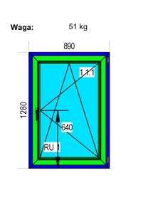 Sprzedam okna Salamander bluEvolution 82 MD – antracyt satynowy, 3-szybowe, Uw 0,80