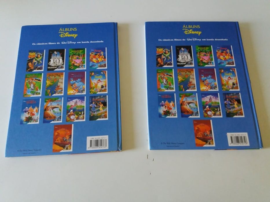 Aladino e Peter Pan - Livros dos clássicos filmes de Walt Disney B.D.