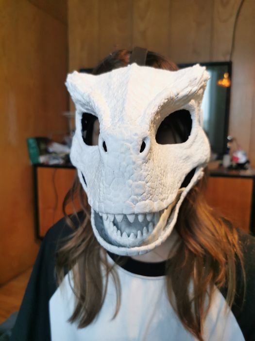DINO MASKA oryginalna furry