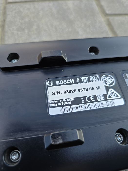 Bateria Akumulator BOSCH POWERPACK 400wh na bagażnik 25 cykli 100% spr