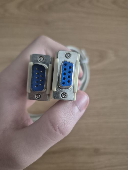 Kabel COM RS-232 DB9 DB9 F/M 2m nowy