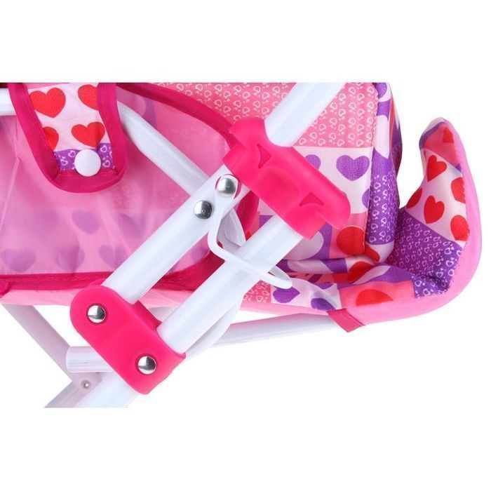 Wózek dla Lalek Głęboki Spacerówka Gondola Nosidełko 3w1 Składany