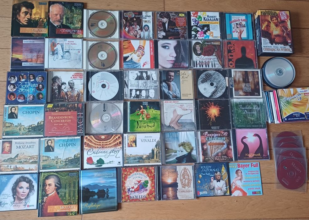Mix płyt CD i DVD