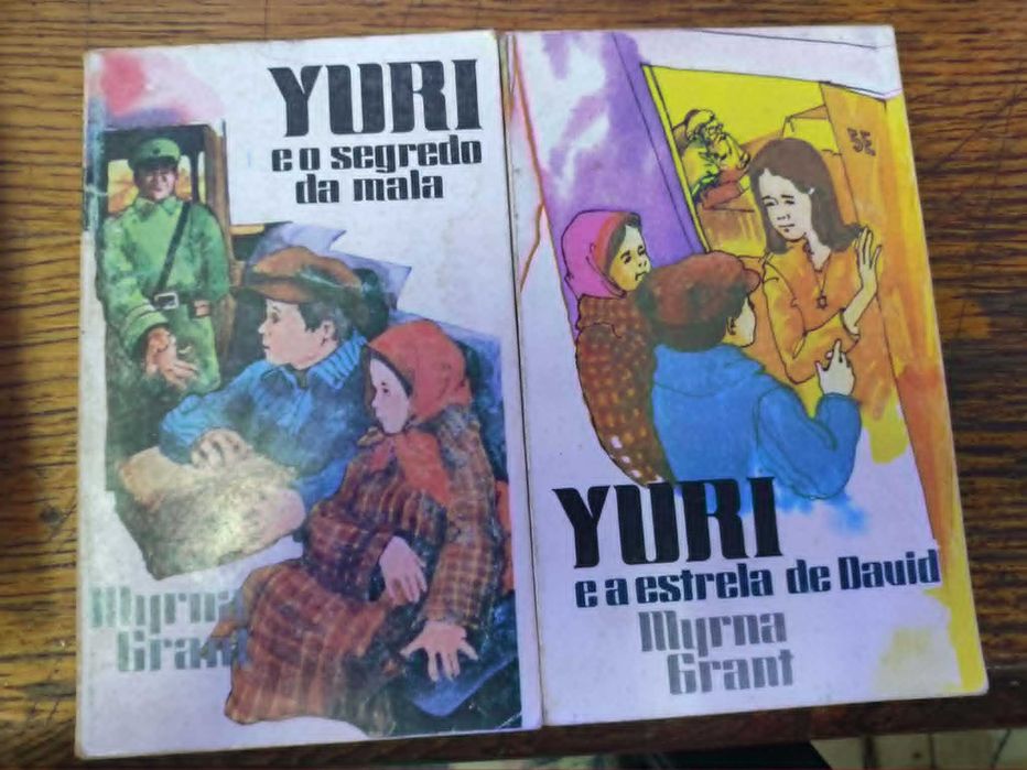 2 Livros "Yuri e o Segredo da Mala" e "Yuri e a Estrela de Davi".