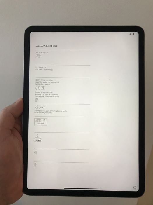 iPad Pro 11 M2 4Gen Wi-Fi 2022 Space Grey A2759. iCloud lock.