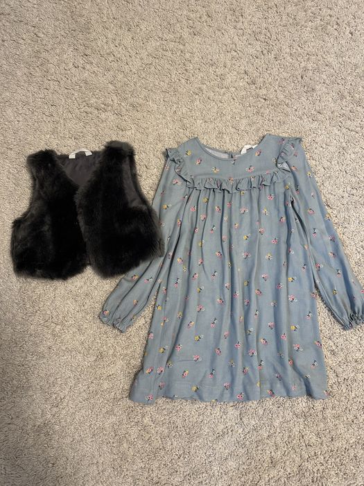 Комплект плаття і желетка h&m 134