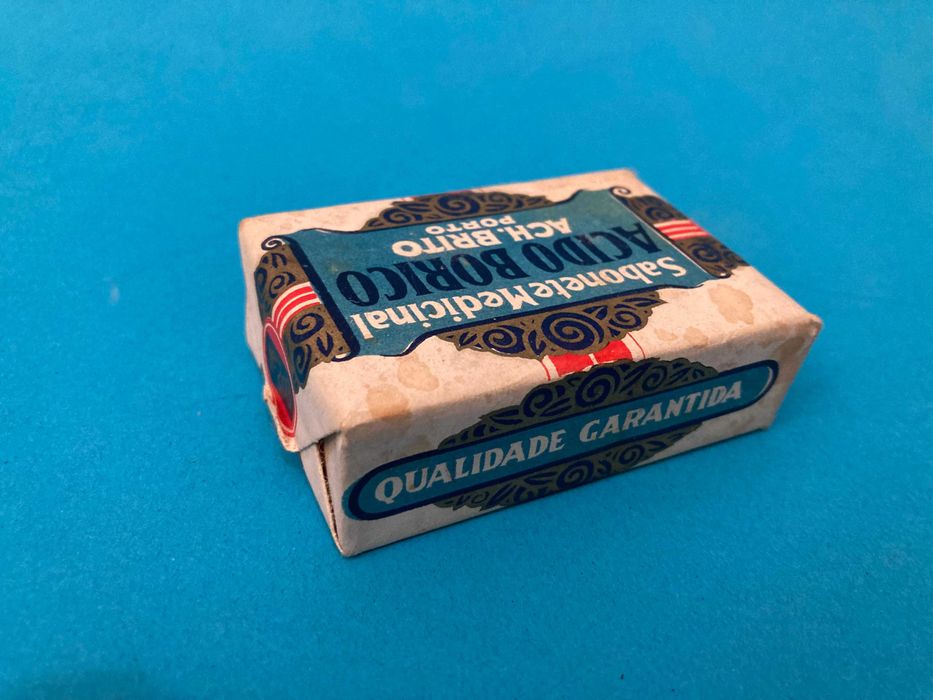 Raro Sabonete Ácido Bórico Medicinal da Ach Brito Antigo