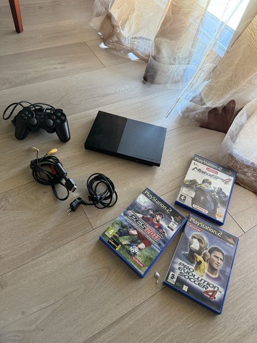 Playstation 2 + 3 jogos
