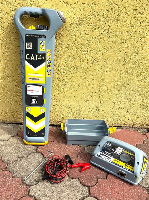 Radiodetektor wykrywacz kabli instalacji CAT4+ GENNY Pomiar głębokości