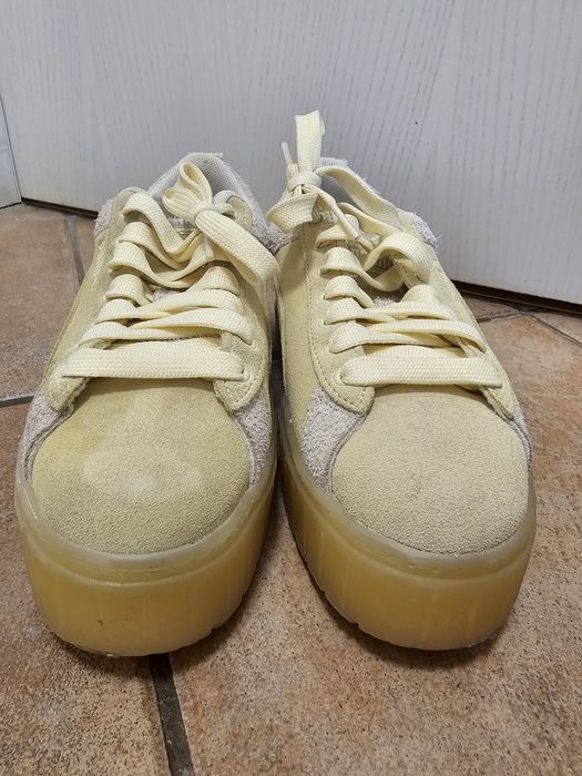 Sneakersy PUMA Mayze 38 beżowe platforma – jak nowe