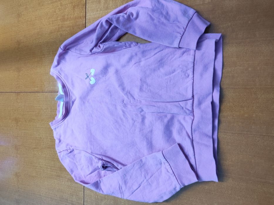 Bluza róż serca .