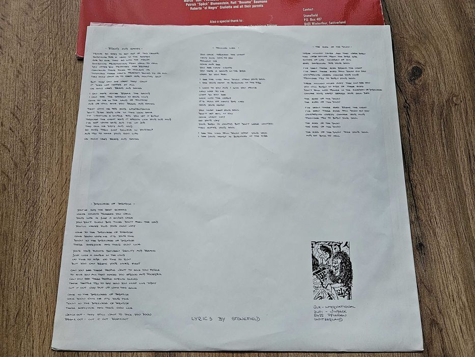 STONEFIELD Mystic Stories I The Eyes Of The Dawn LP 1988 ( Swiss Metal