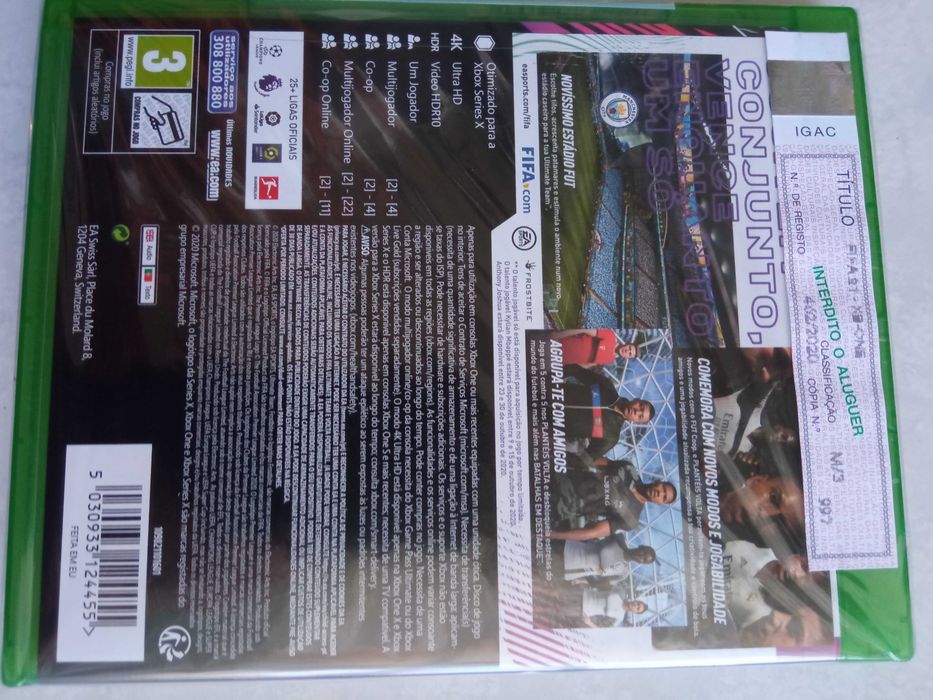 Jogo X-BOX ONE Fifa 2021