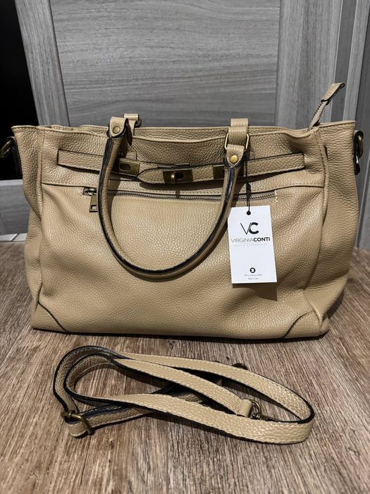 Шопер шкіряний (Італія)