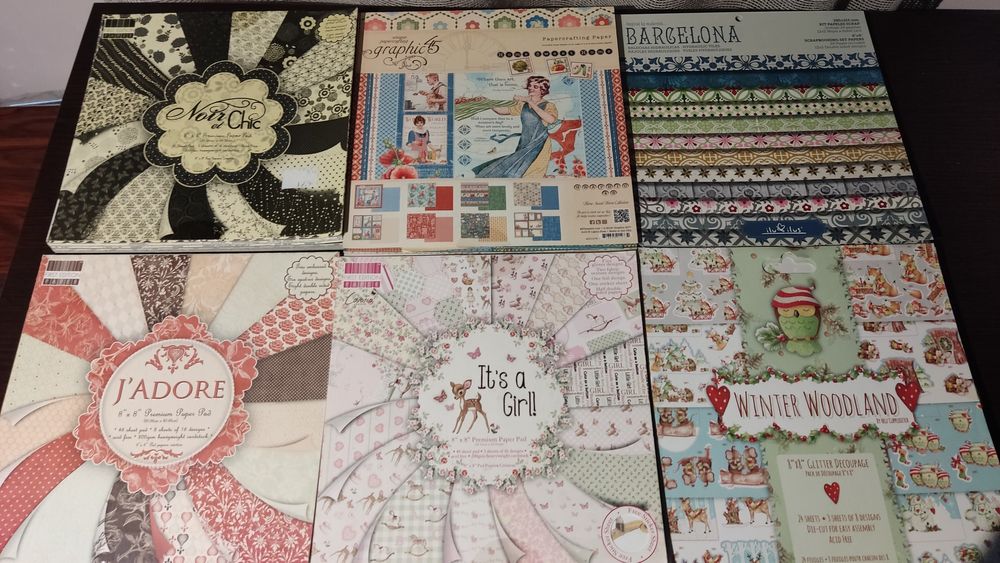 Blocos de scrapbooking  8" por 8"