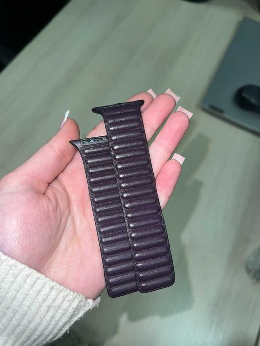 Ремінець із натуральної шкіри для Apple Watch (42/44/45/49 mm)