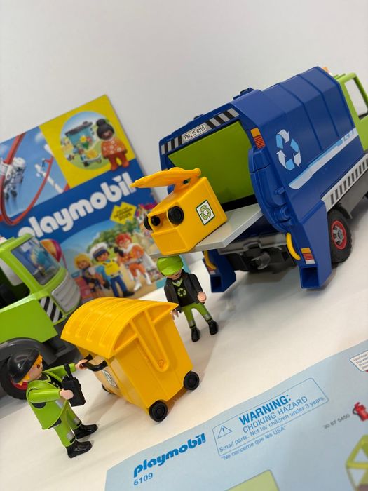 Playmobil 6110 City Action Nowa śmieciarka do recyklingu