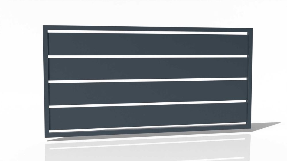 PRZĘSŁO OGRODZENIOWE minimalArt3 new design TANIO 200x100