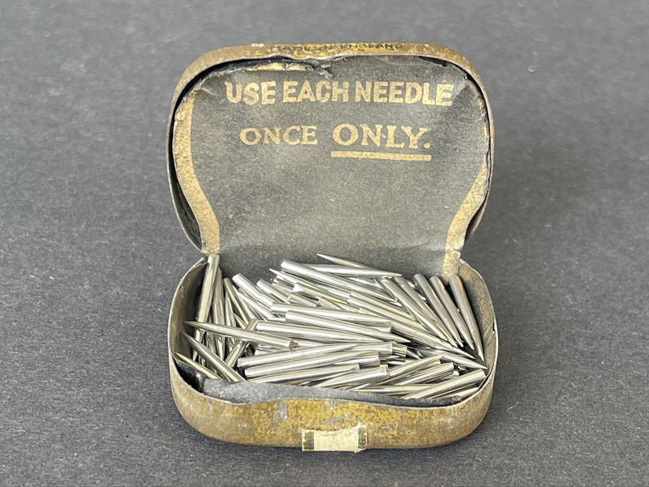 Oryginalne stare igly do gramofonu 100szt Columbia