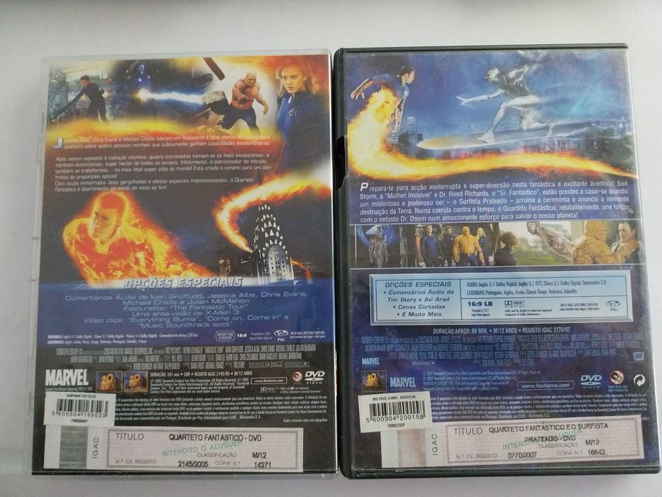 Pack original "Quarteto Fantástico"