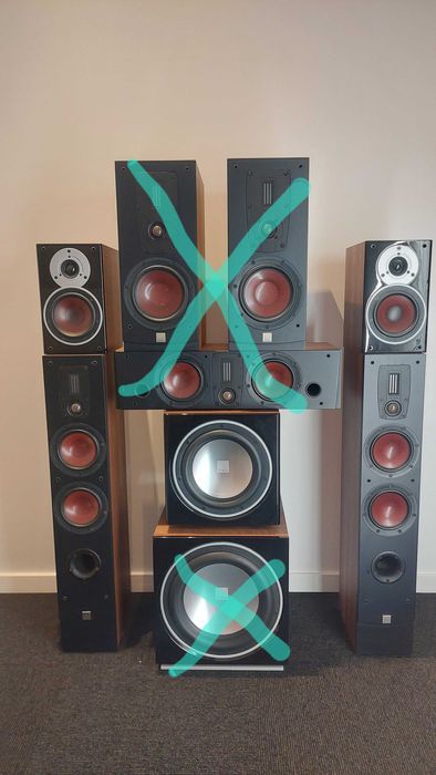 Dali e12f  dali ikon 5 dali zensor  dali fazon  b&w