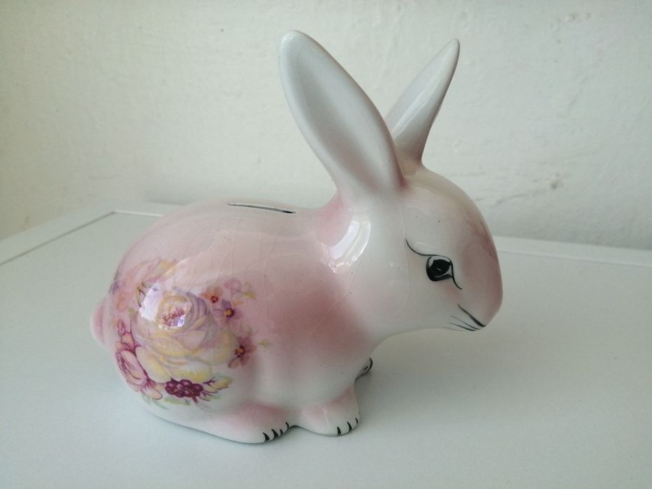 Mealheiro coelhinho em porcelana