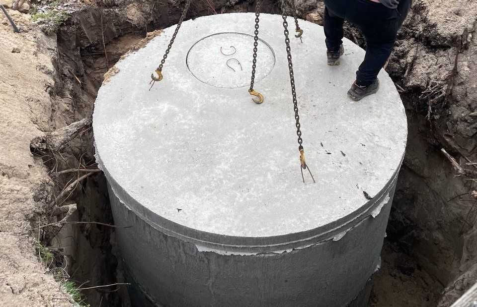 Залізо-бетонні кільця 95х115. Кільця бетонні для водозливу