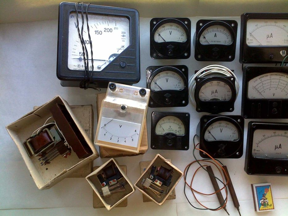 Электроинструмент измерительный прибор ссср амперметр вольтметр реле