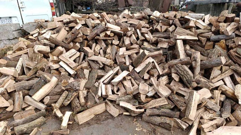 Дрова твердые породы Рубленные, колотые акація дуб