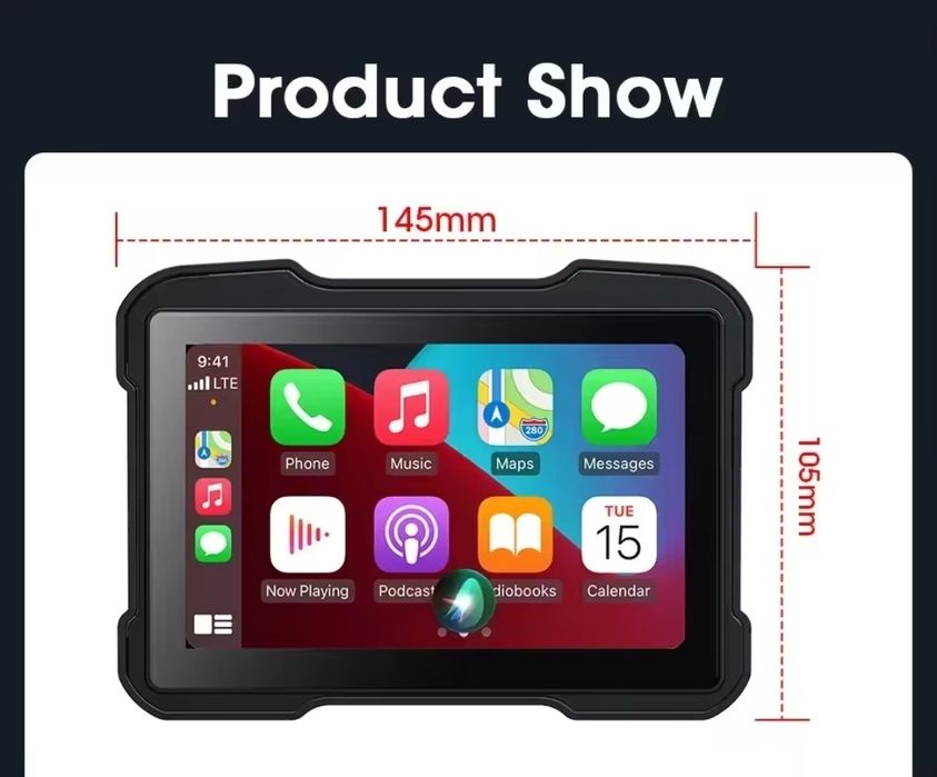 GPS para Moto Apple CarPlay Android Auto (Novo)