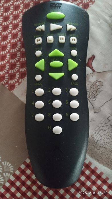 Comandos para leitor de DVD xbox clássica