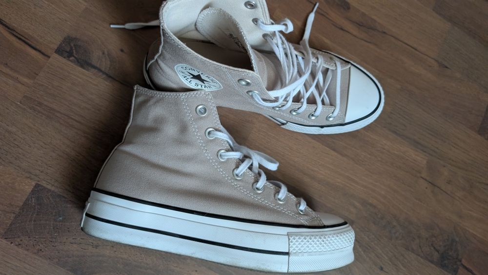 Converse trampki beż latte