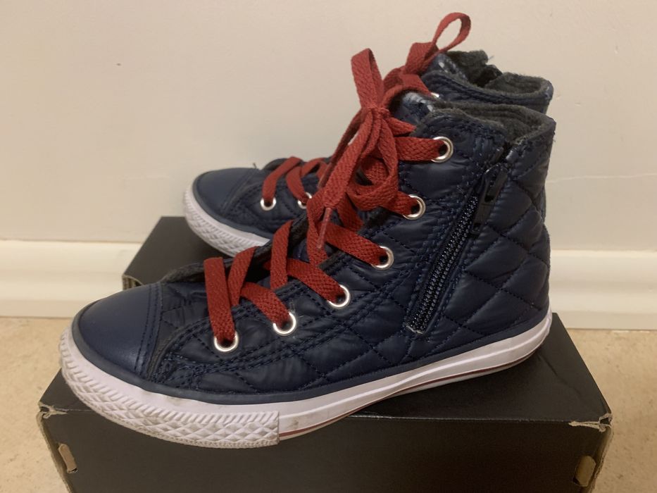 Adidasy Converse All Star Hi Side Zip Tex stan idealny