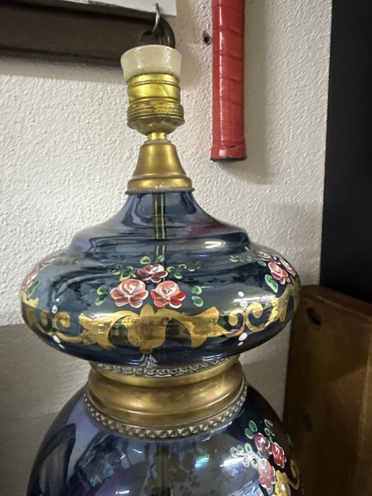 Candeeiro pintado à mao