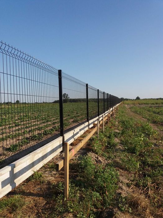 Panel ogrodzeniowy h=123cm,133cm,1,53 czarny i grafit fi4 fi5