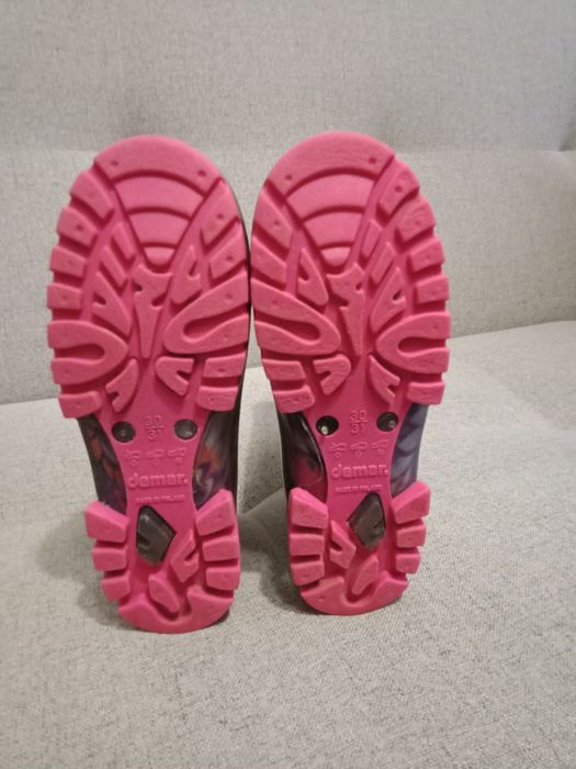 Kalosze marki Demar rozm 30/31 max dł wkładki 20 cm
