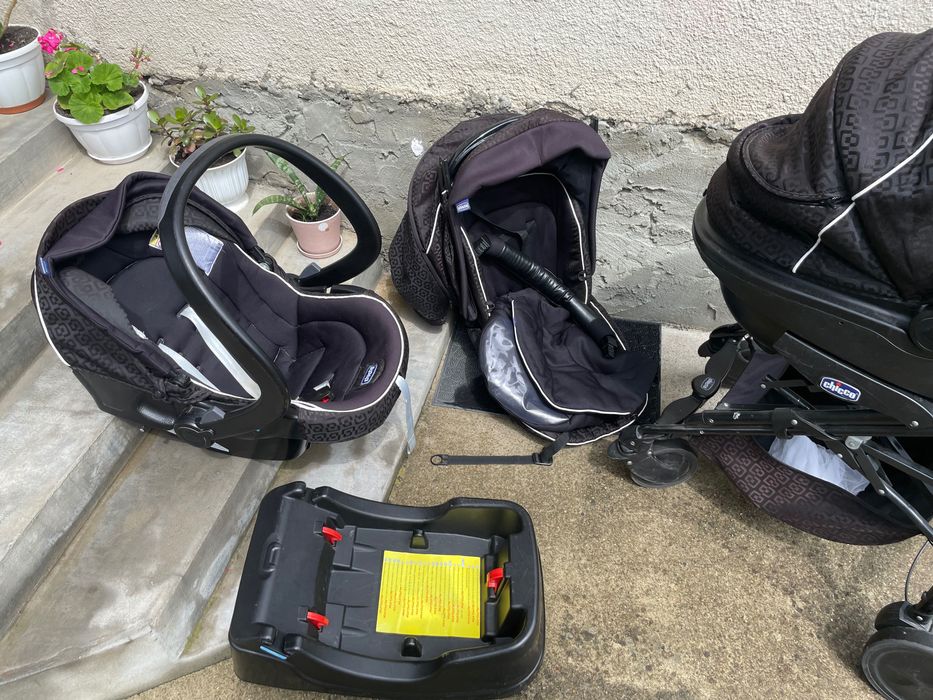 Коляска дитяча chicco 3в1