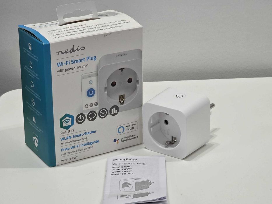 Tomada Inteligente Nedis Wi-Fi 10A - Domótica SmartLife - NOVOS e SELADOS