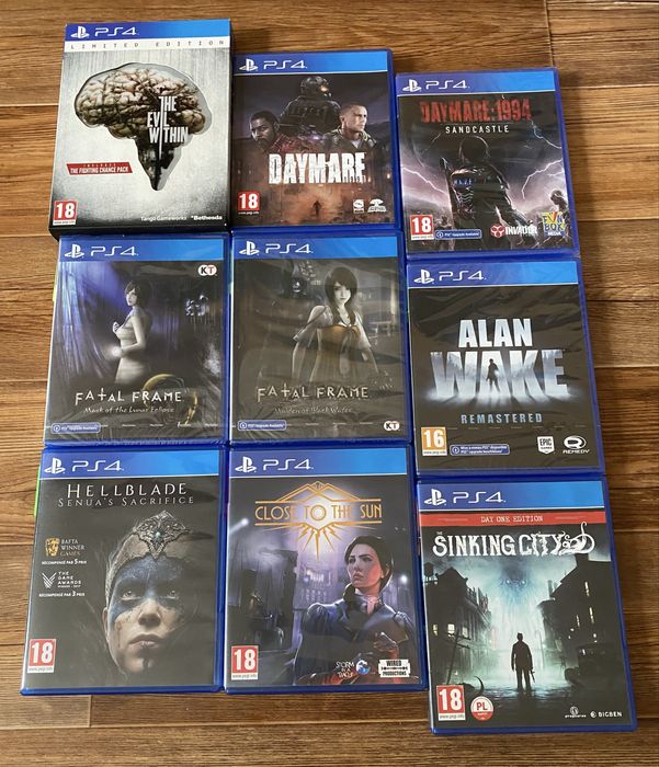 Sony PS4/PS5: Stalker, Fatal Frame, Hellblade, Alan Wake, Biohazard