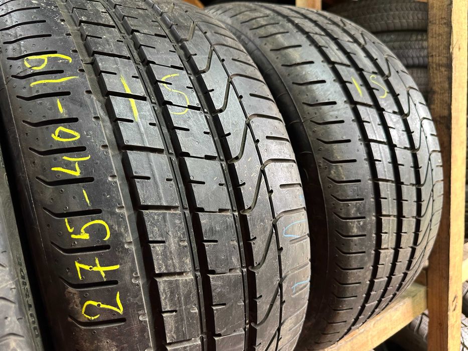 Шини літо 245/45R19+275/40R19 PIRELLI Pzero 8.5mm!