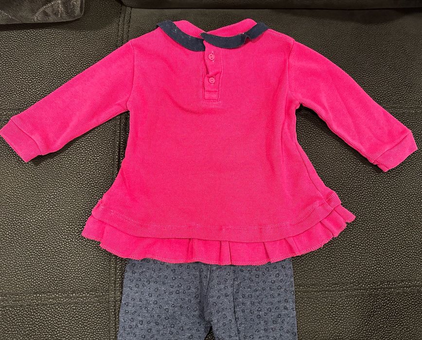 Leggings + Camisola Rosa 12M