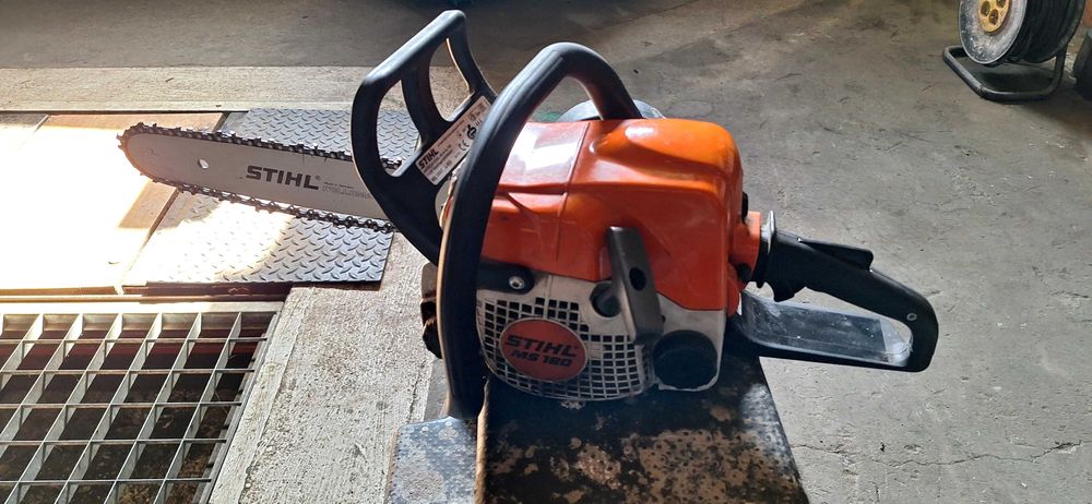 Piła spalinowa Stihl MS 180 – sprawna, gotowa do pracy