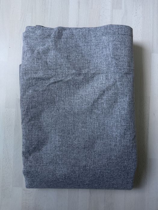 Zasłony IKEA ROSENMANDEL szare, zaciemniające, 135 × 300 cm – 2 sztuki