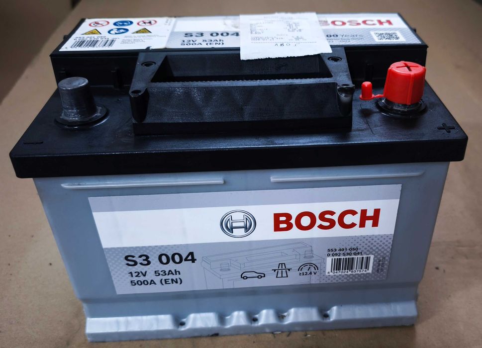 Akumulator Regenerowany Bosch 53Ah 500A zamiennik: 60Ah 62Ah 63Ah
