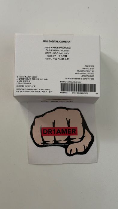 Câmara digital Supreme Keychain