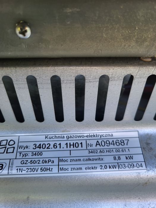Piec gazowy elektryczny