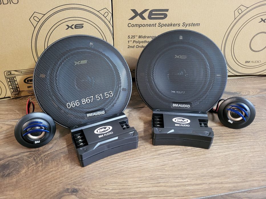 13см Boschmann F-528-X6/компонентні динаміки в авто/колонки