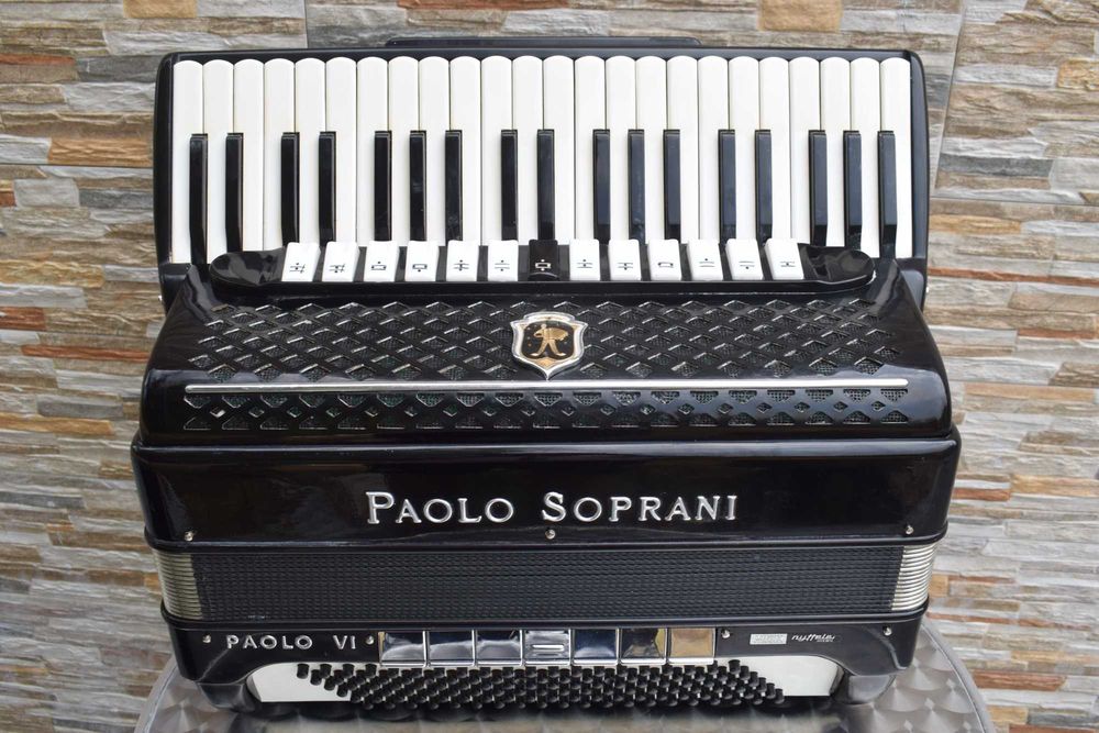 Acordeao Paolo Soprani 4 Voz 120 Baixos,N 330
