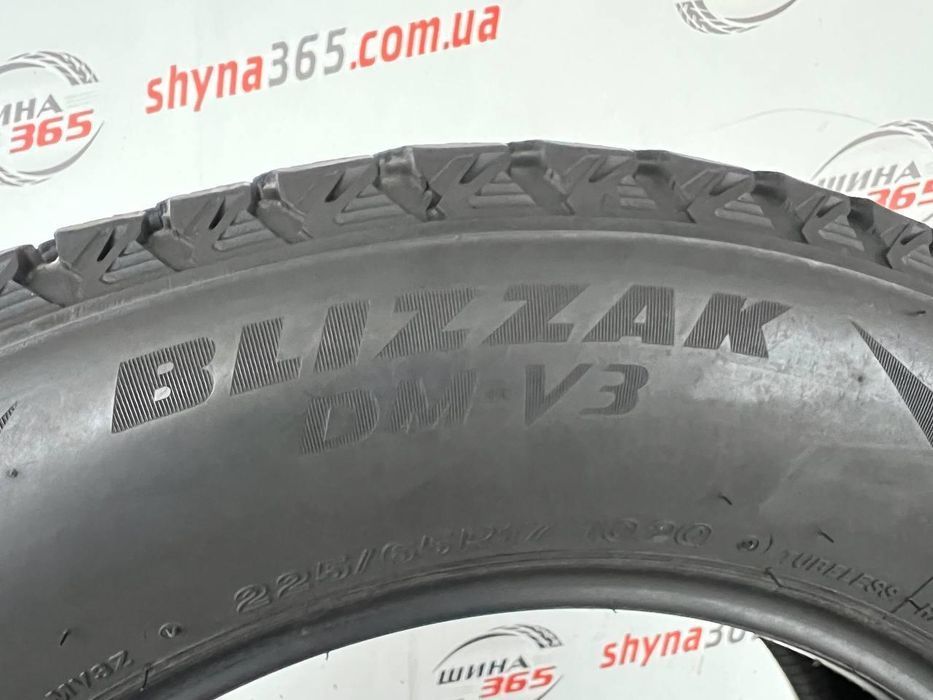 225/65 r17 bridgestone blizzak dm-v3 8mm