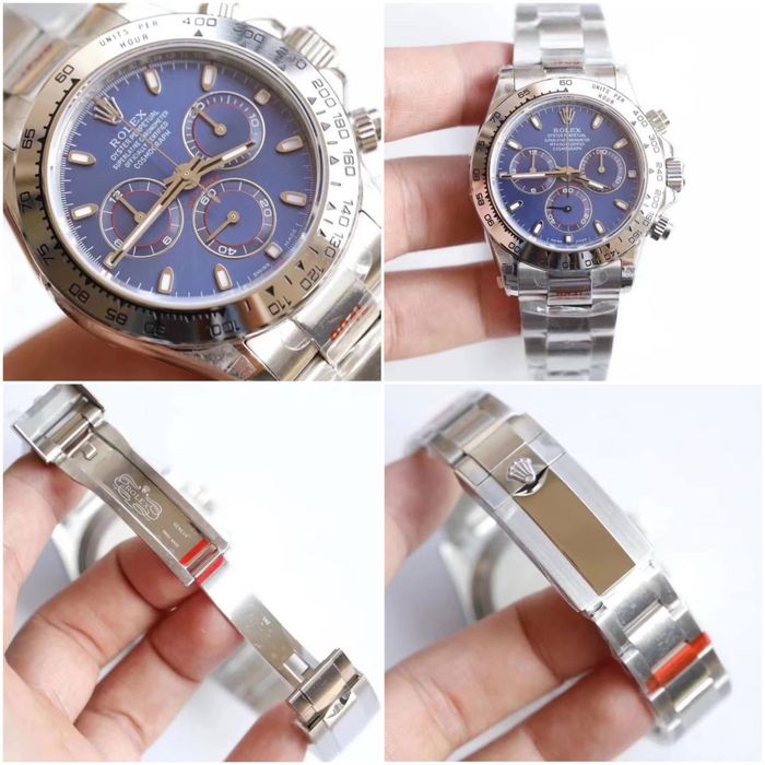 Часы механические daytona 41mm полный комплект годинник ролекс дайтона